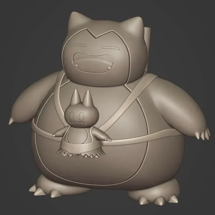 Penholder - Snorlax & Munchlax