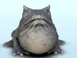 Giant frog (+ pre-supported version) (8) - miniatures warham-1