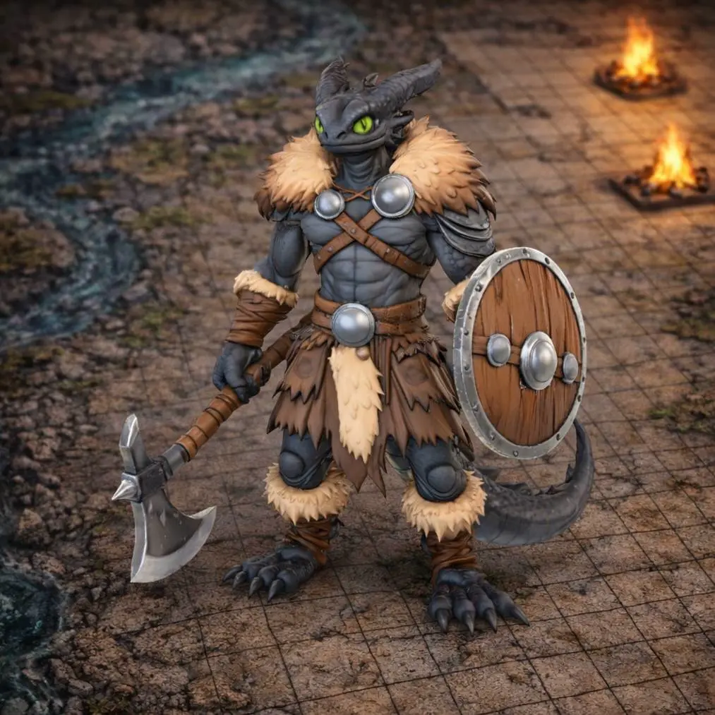 Dragon Warrior D&D tabletop miniature