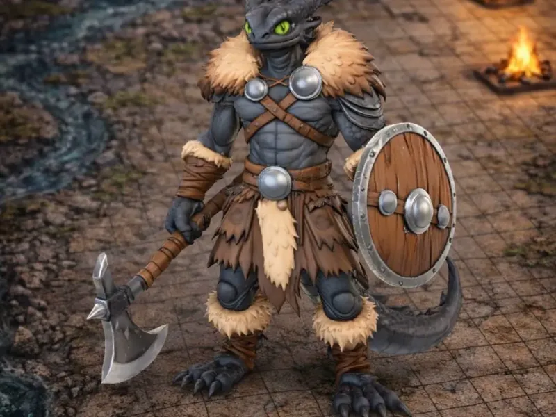 Dragon Warrior D&D tabletop miniature