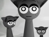 GRAY HORROR SPRUNKI INCREDIBOX | Grey Sprunki 3D Model STL-0