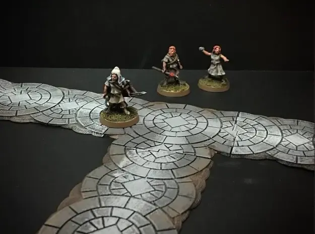 Delving Decor: Modular Roads (28mm/Heroic scale)