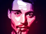 Johnny Depp lightbox (shadow box)-0