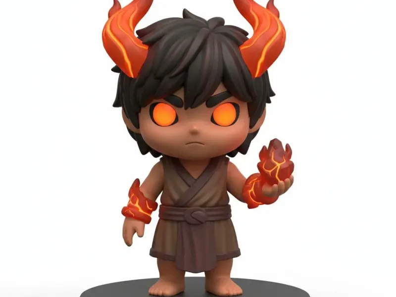 🔥 Ignivar – The Chibi Flame God
