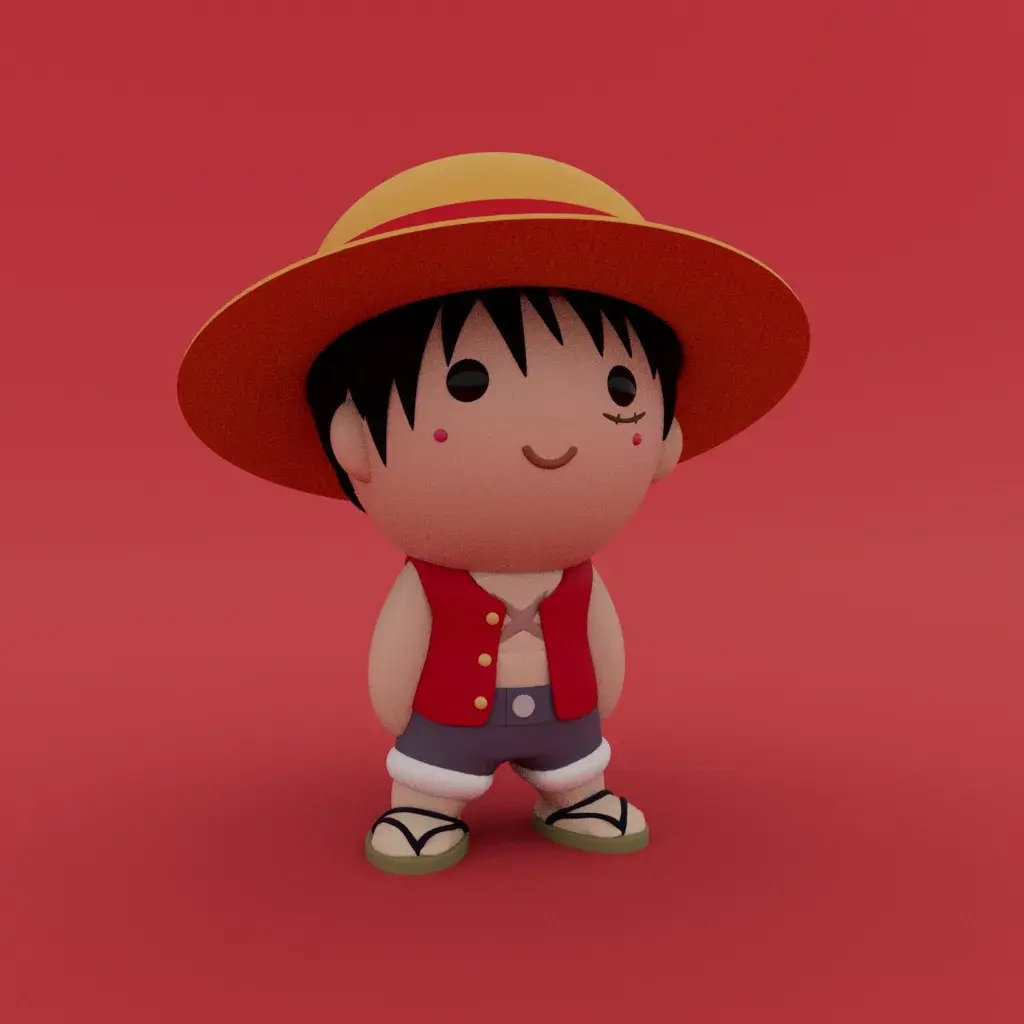 Carino il piccolo Luffy ( One Piece )