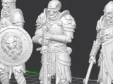 skeleton warrior 3d model-3