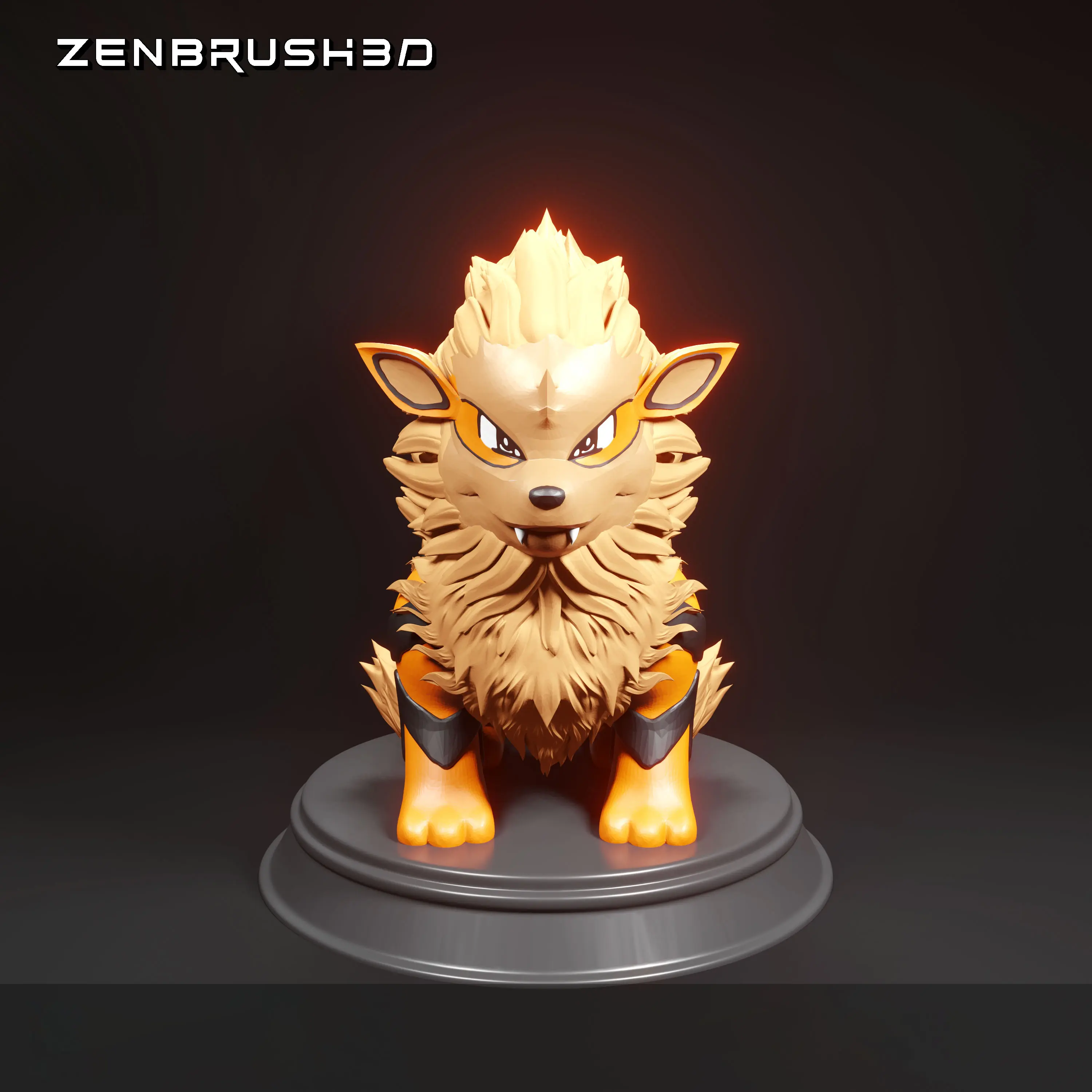ARCANINE POKEMON - IMPRESIÓN 3D
