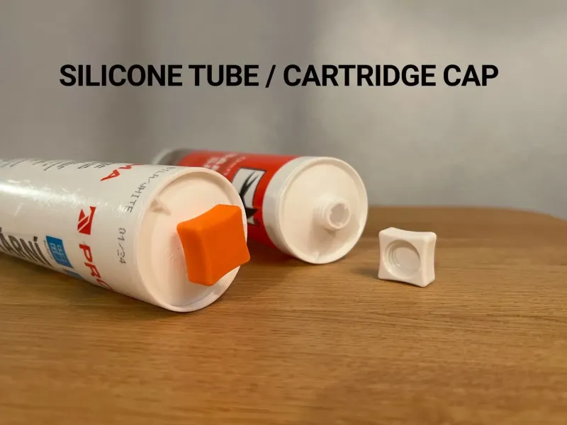 Tampa de Tubo de Silicone / Cartucho