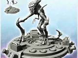 Alien creature with triple legs and fangs (14) - science fic-0