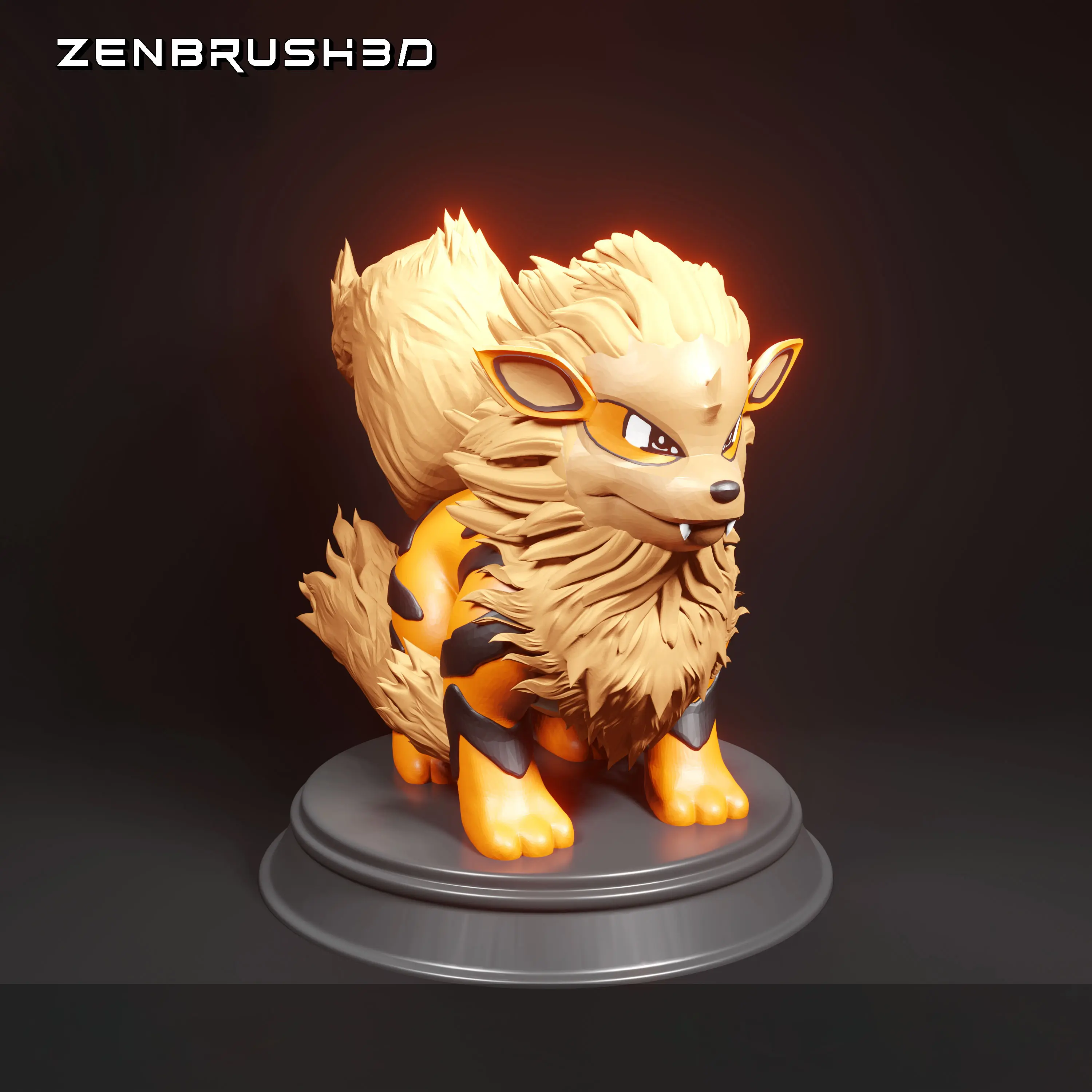 ARCANINE POKEMON - IMPRESIÓN 3D