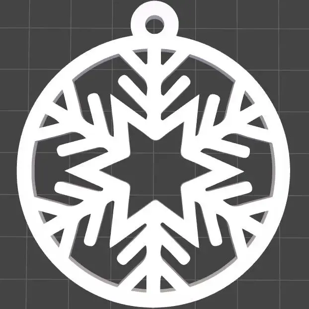 Snow Flake, Christmas Ornament