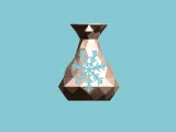 Snowflake Flower Vase-0