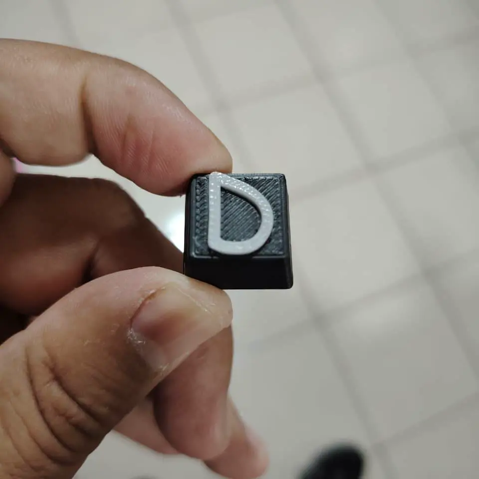 Teclas con Abecedario para llavero clicker