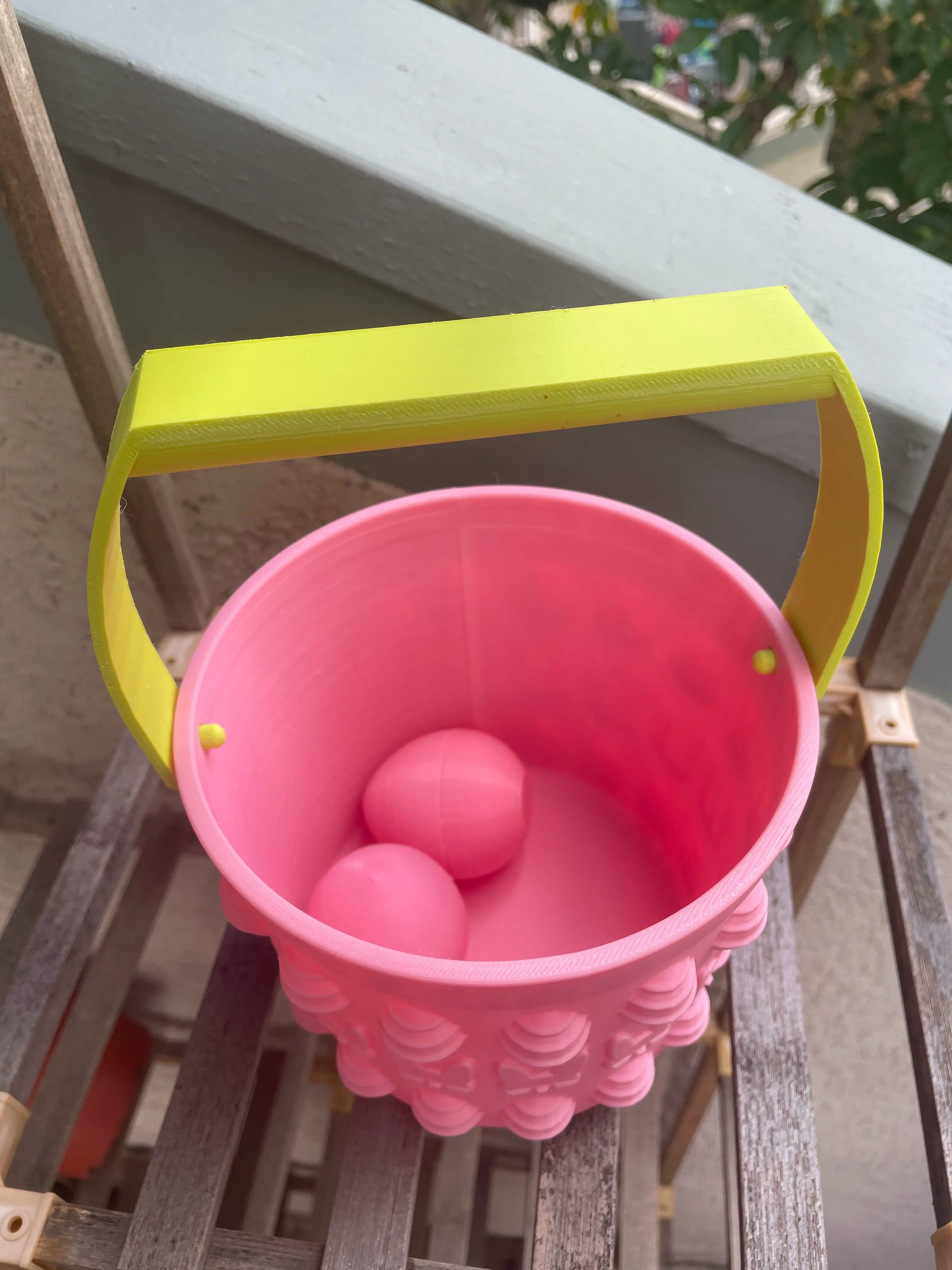 Easter Basket STL File ~ Easter Basket and Easter Egg Design