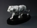 Tiger in Low Poly-0