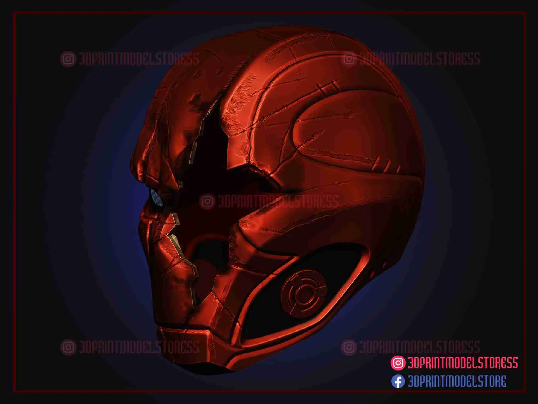 Red Hood Helmet - Titans Battle Damage Helmet Cosplay