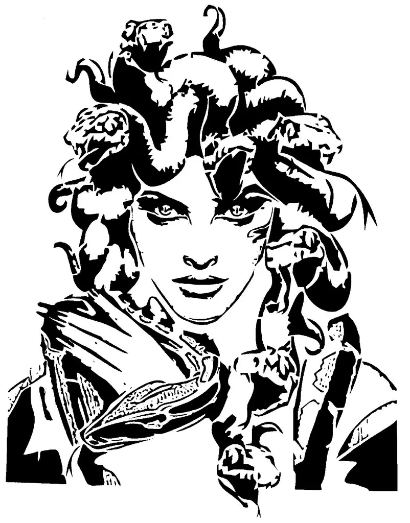 Medusa stencil