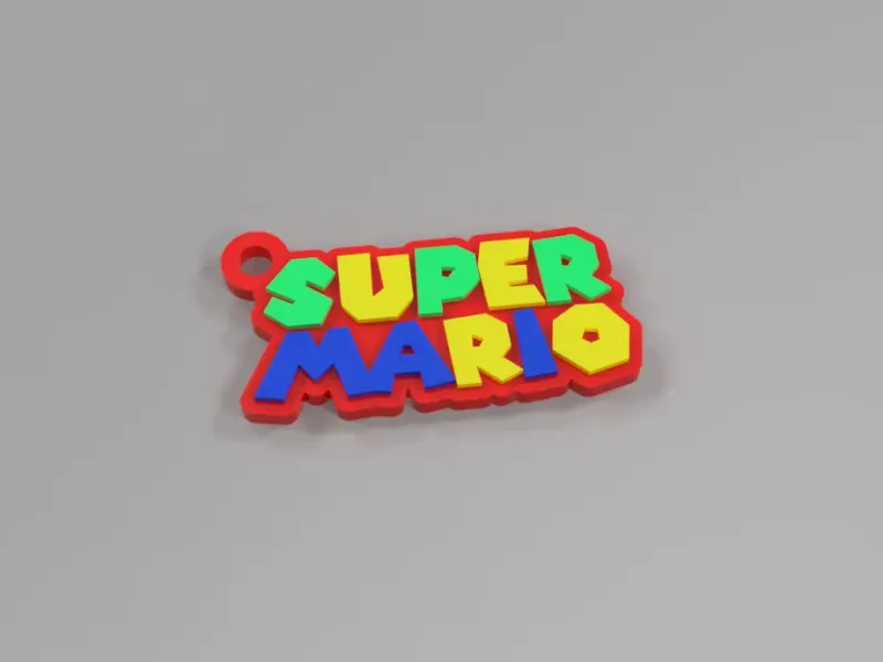 Super Mario Keychain