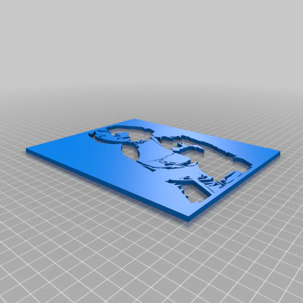 Free Digital Art STL Download - Bio shock Elizabeth stencilby SMT_M 🦊