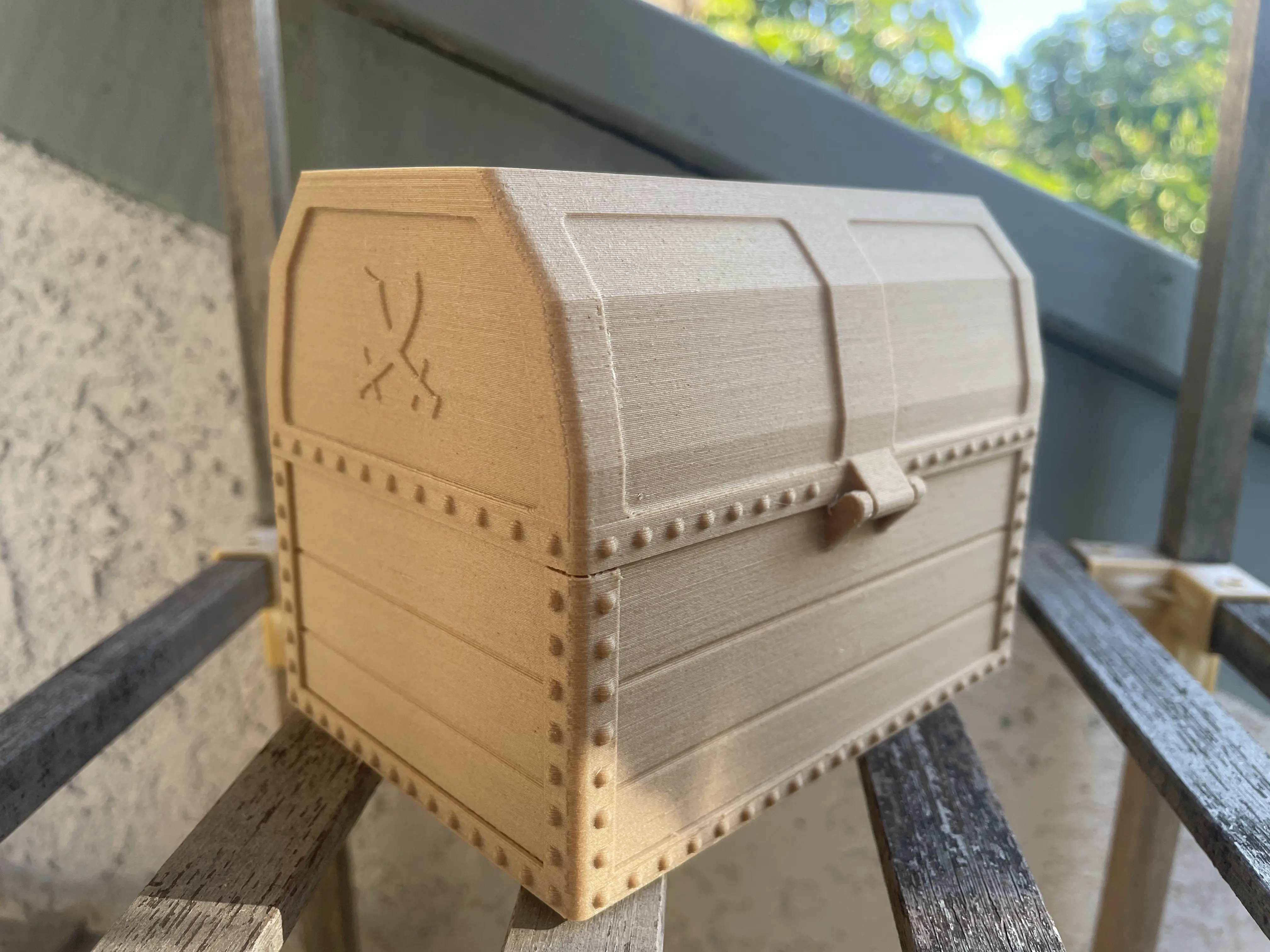 Treasure Chest Toy - Print In Place Pirate Themed Storage
