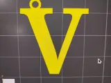 Portachiavi lettera V-3