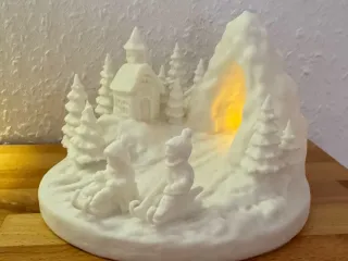 Winterberg beleuchtet