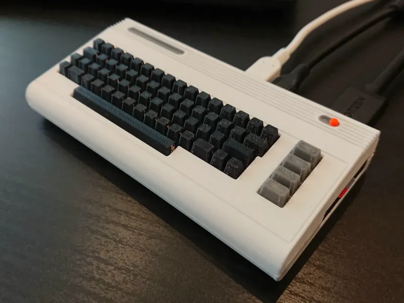 C64 RetroPie Case for Raspberry Pi ZERO (1; 2; 2W; 2W/H)