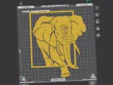 Elefant. Wall panel-4