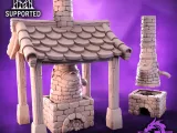Ore Smelter | 32mm Tabletop Blacksmith Bloom Smelter-0