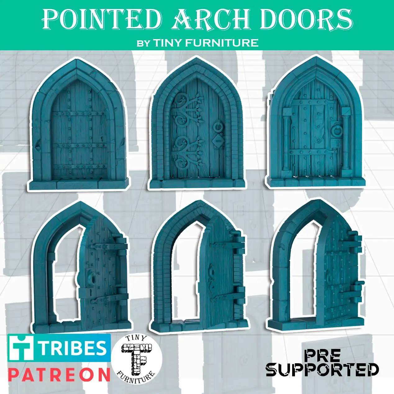 Pointed Arch Doors