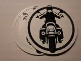 Motorcycle coaster – cool biker design-1