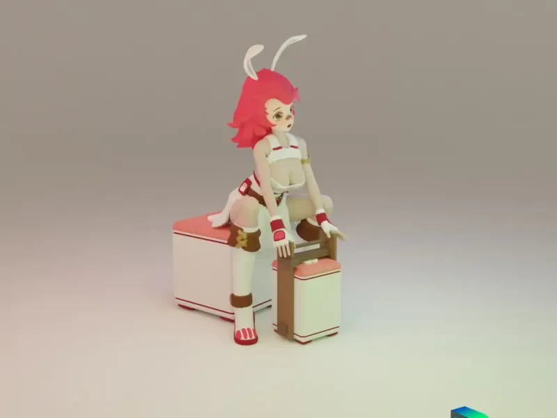 Bunny Girl Lebensmittel-Lieferservice