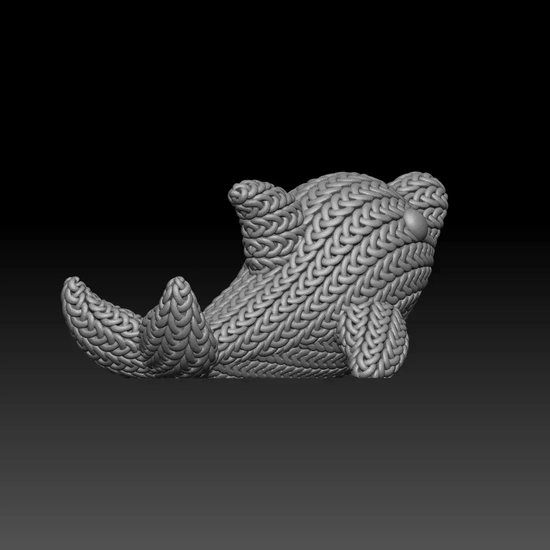 Knitted Dolphin