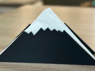 Napkin holder mountain