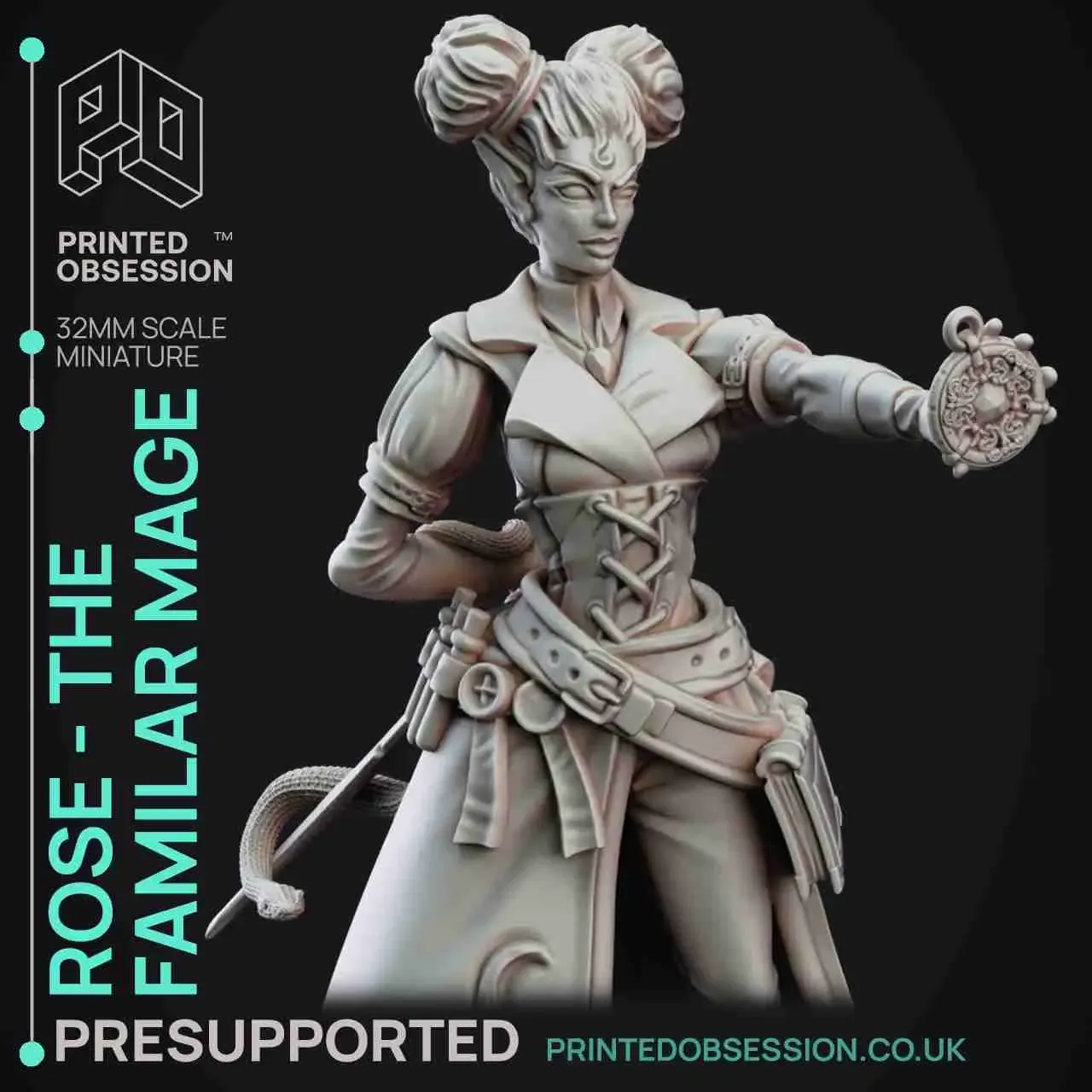 Rose - The Familar Seller - PRESUPPORTED - 32mm scale