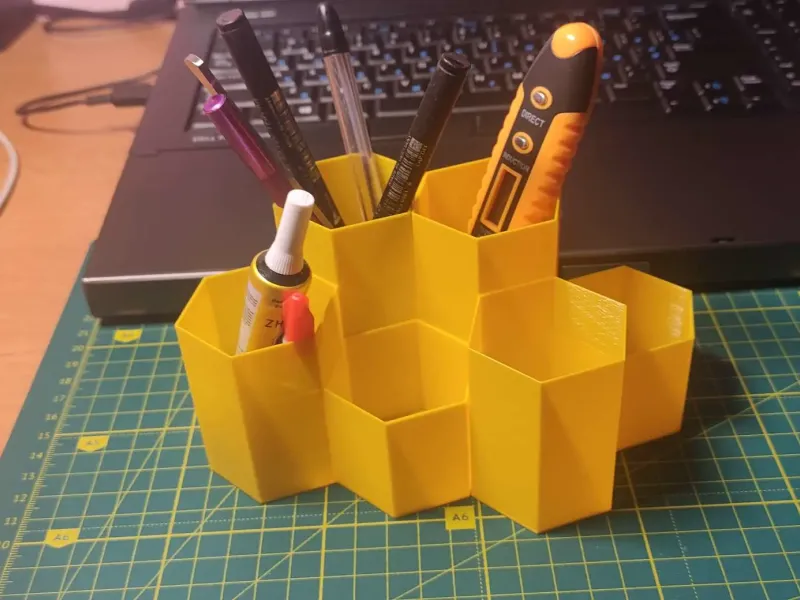 organizador de papelería 3 secciones 