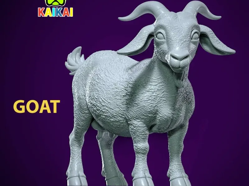 Mountain goat statue - 3D print