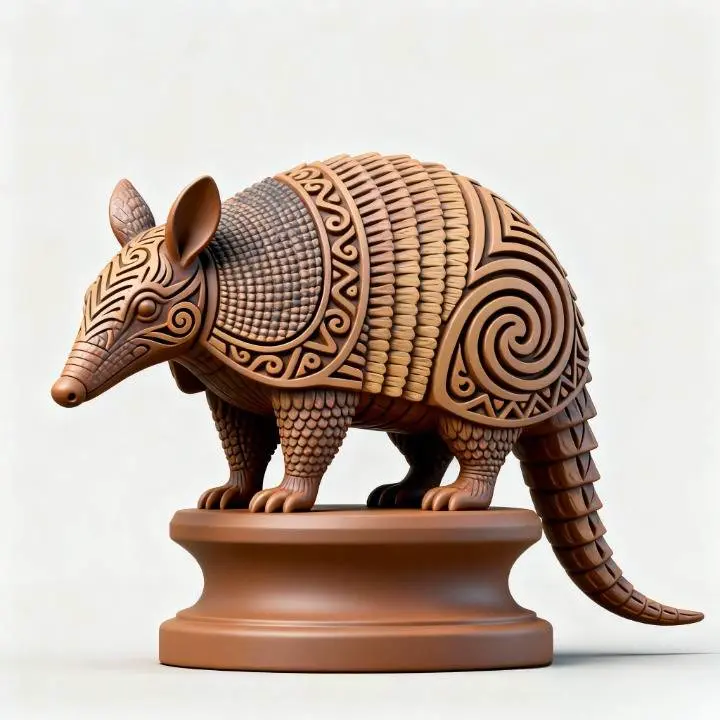 3724  Australian Armadillo 3D Model  animal  fantasy  STL