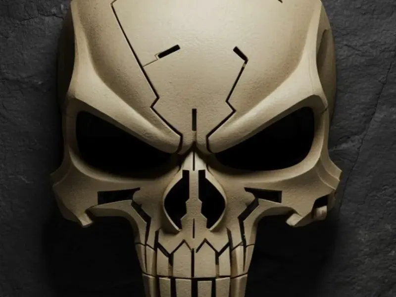 DECORAÇÃO COM LOGO DO PUNISHER