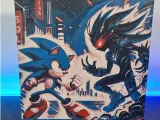 Sonic Vs Devil - Hueforge 200x200-0
