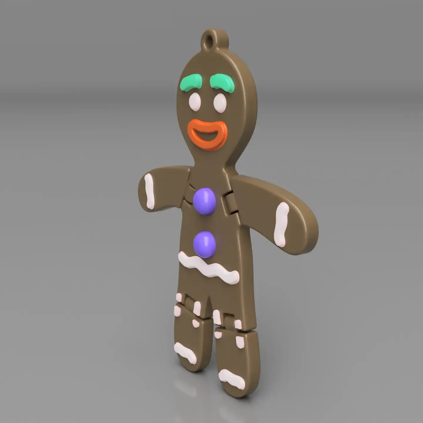 An Articulated Gingy From The Shrek Film Franchise