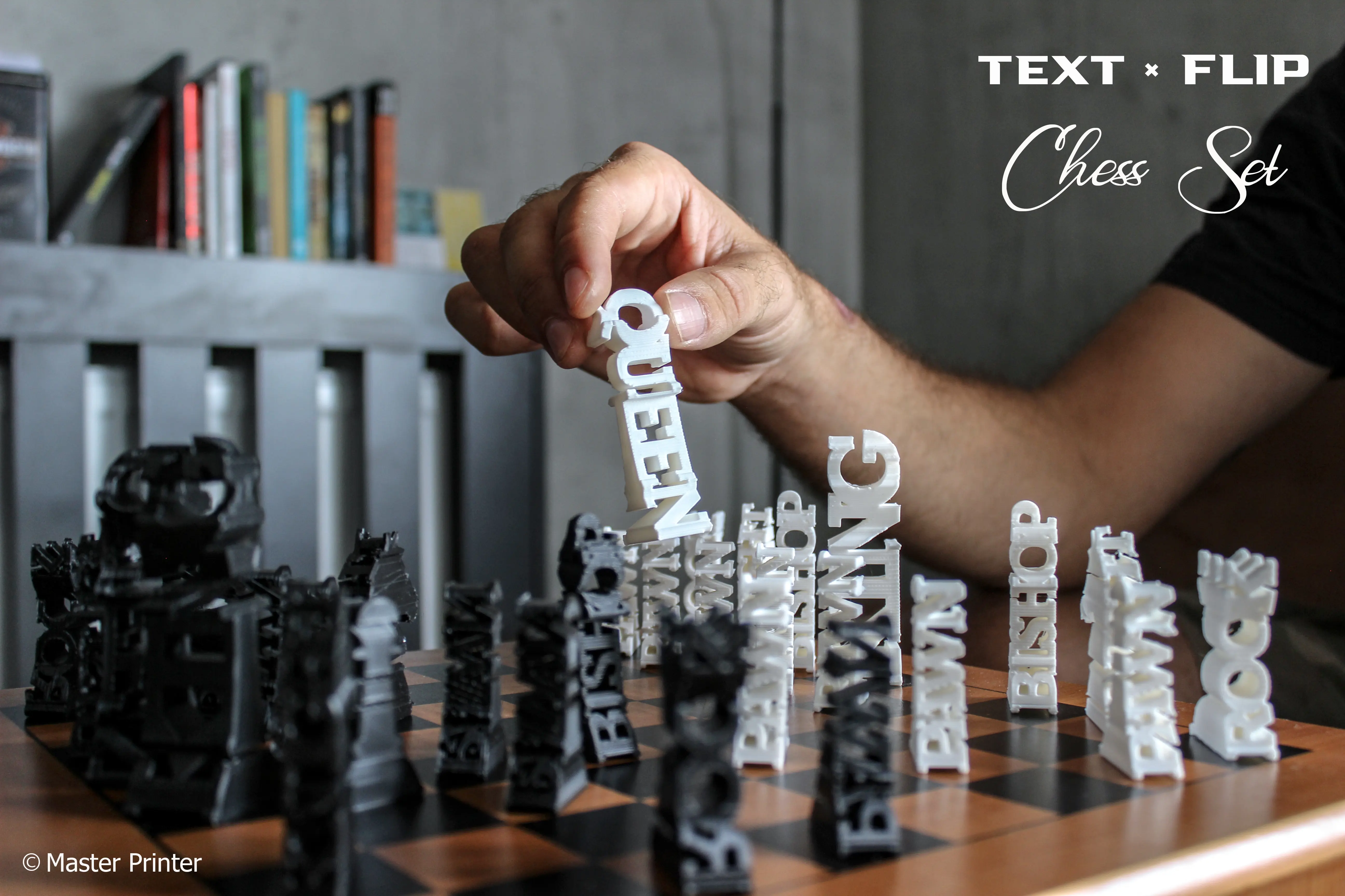 Text Flip - Chess Set