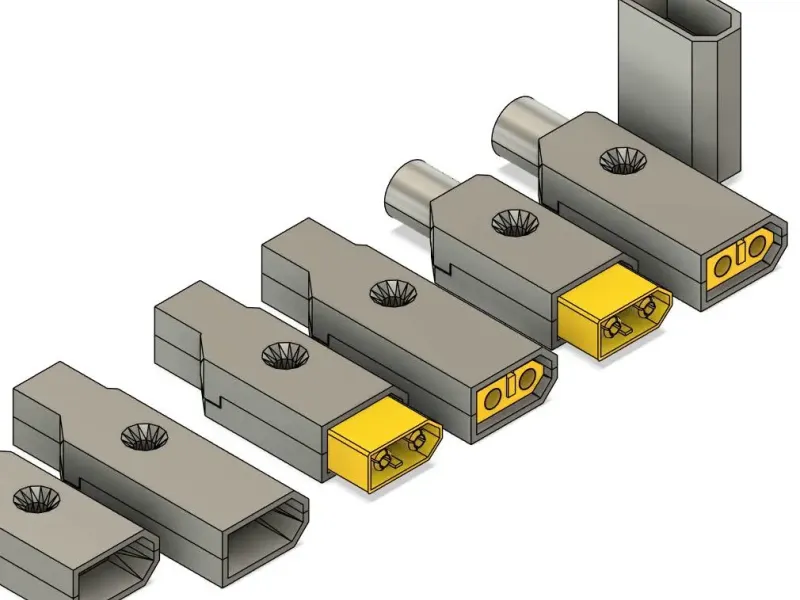 Updated version of the xt60 housing