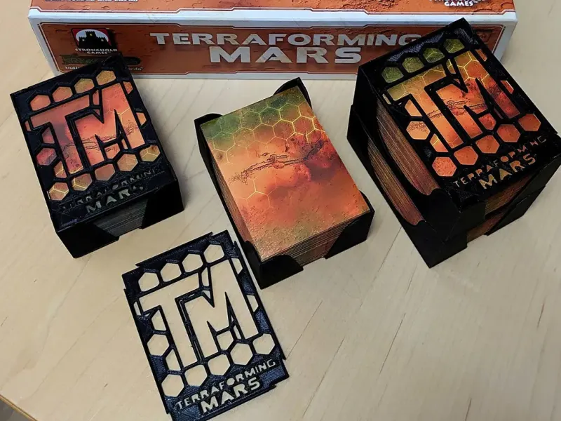 Terraforming Mars Card Holder - Single Stack v.1