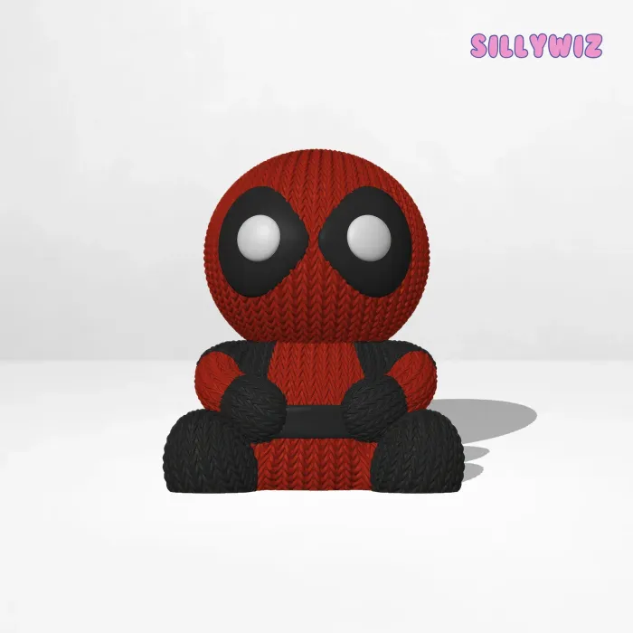 Characters & Creatures STL Download - Cute Deadpool - Knitted ...