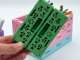 3D Printable Floral Foldable and Stackable Crates-2