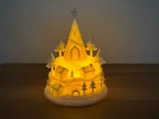 Winterberg beleuchtet
