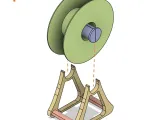 Spool Holder, fully 3d printable, no bearings-6