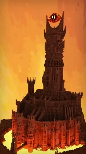 Turnul Barad-Dur Minecraft