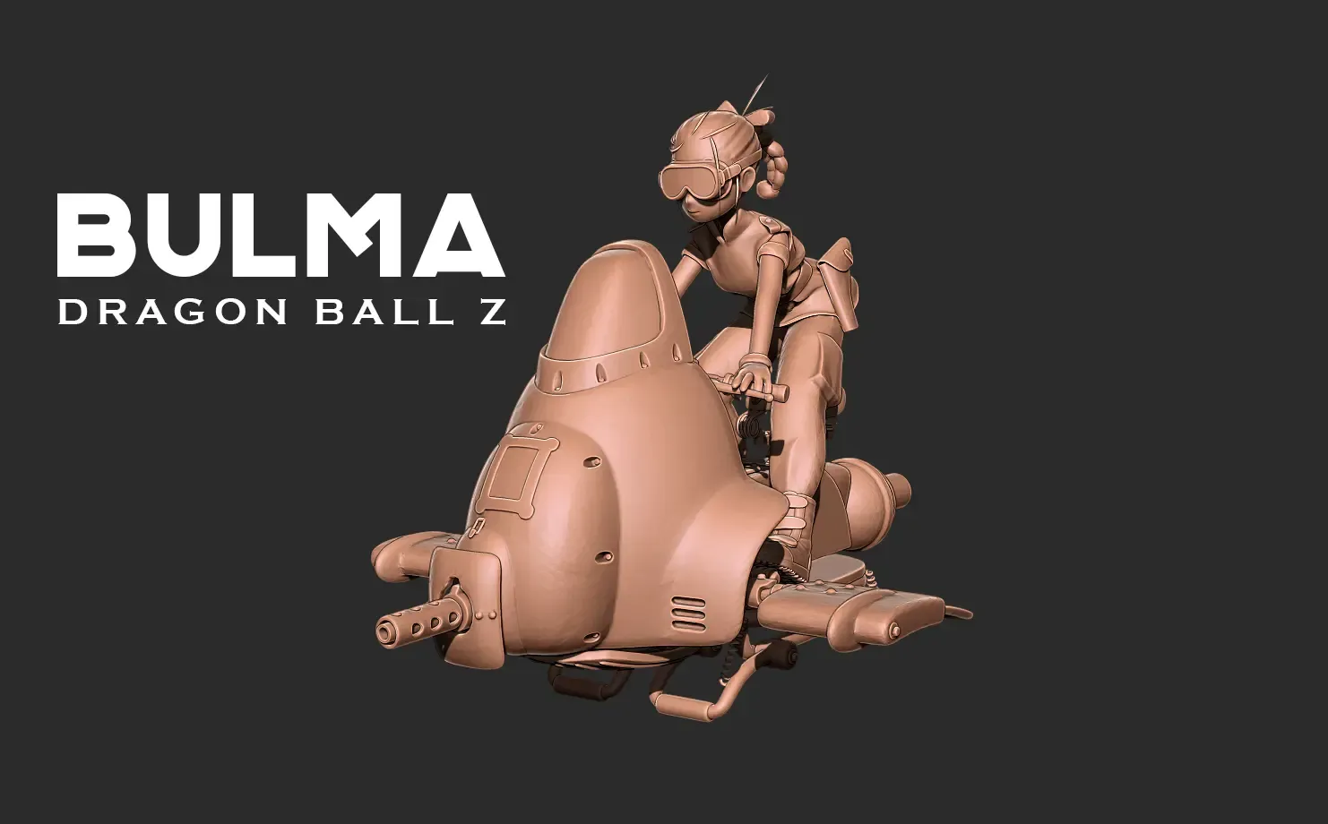 Bulma - Dragon ball Z 3d print model